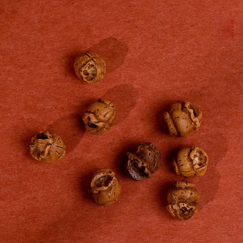 Buddha Stones 編み込みピーチピット赤紐強度調節可能猫犬用ペット首輪 - image 19