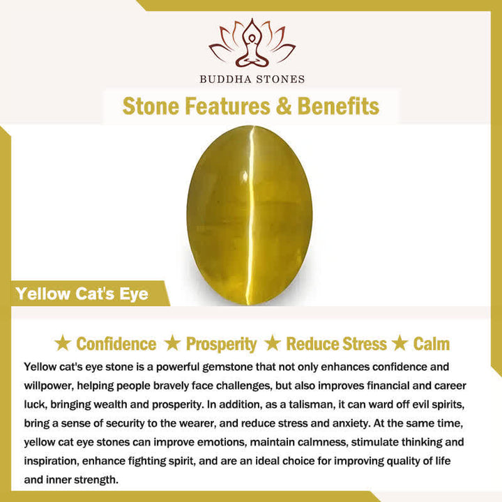 Buddha Stones キャッツアイひょうたんペンダント付き二重ビーズブレスレット - image 8