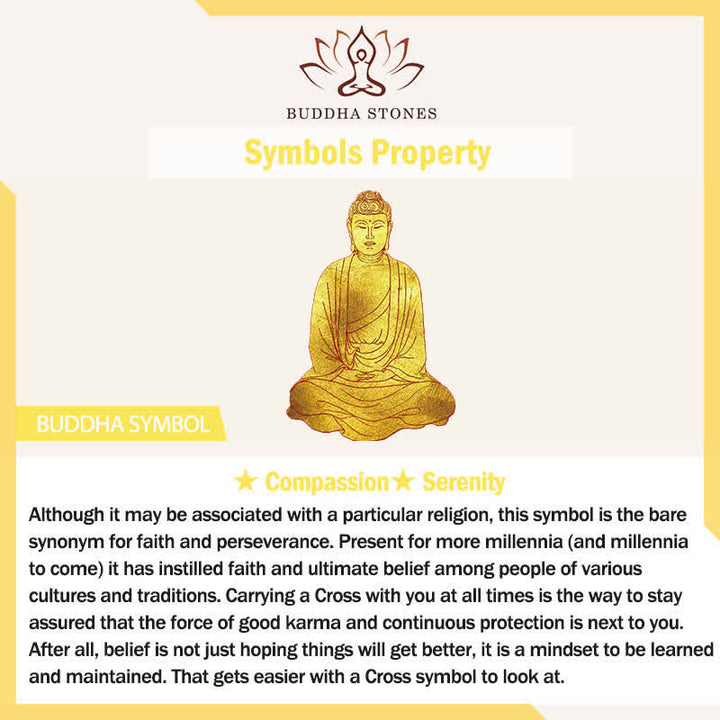Buddha Stones 銅製の阿弥陀仏編み紐ブレスレット - image 3