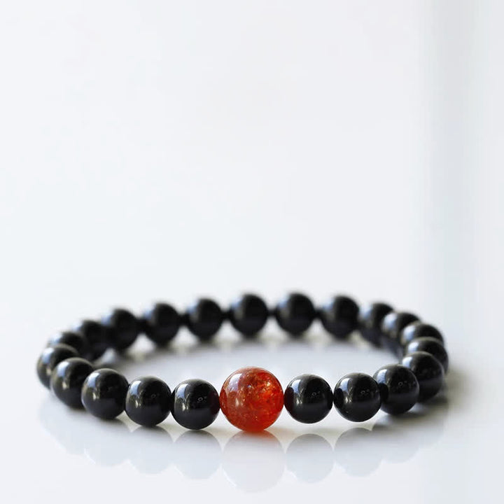 Buddha Stones ブラックトルマリンクリスタルの十二支動物デザイン レジリエンスブレスレット - 犬（手首周り15～16cm） - image 14
