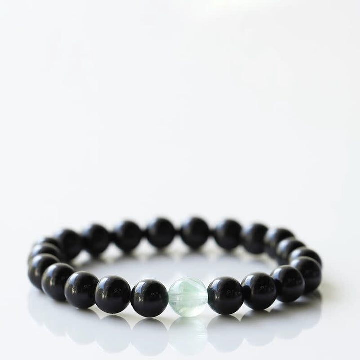 Buddha Stones ブラックトルマリンクリスタルの十二支動物デザイン レジリエンスブレスレット - 豚（手首周り15～16cm） - image 15