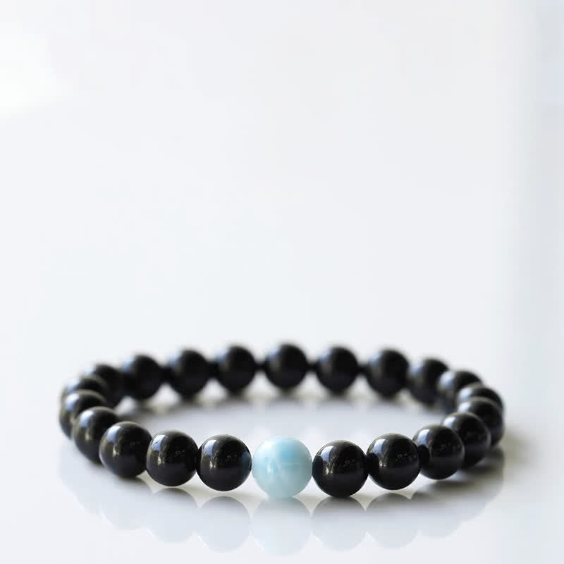 Buddha Stones ブラックトルマリンクリスタルの十二支動物デザイン レジリエンスブレスレット - 雄鶏（手首周り15～16cm） - image 13