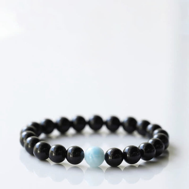 Buddha Stones ブラックトルマリンクリスタルの十二支動物デザイン レジリエンスブレスレット - 雄鶏（手首周り15～16cm） - image 13