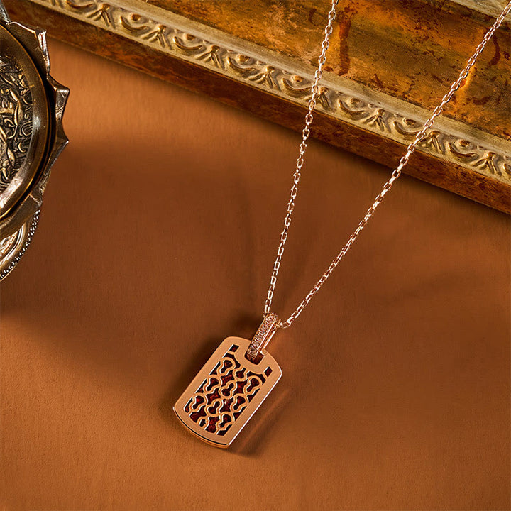Buddha Stones ひょうたん型デザインの銅製お守りネックレスペンダント - image 2