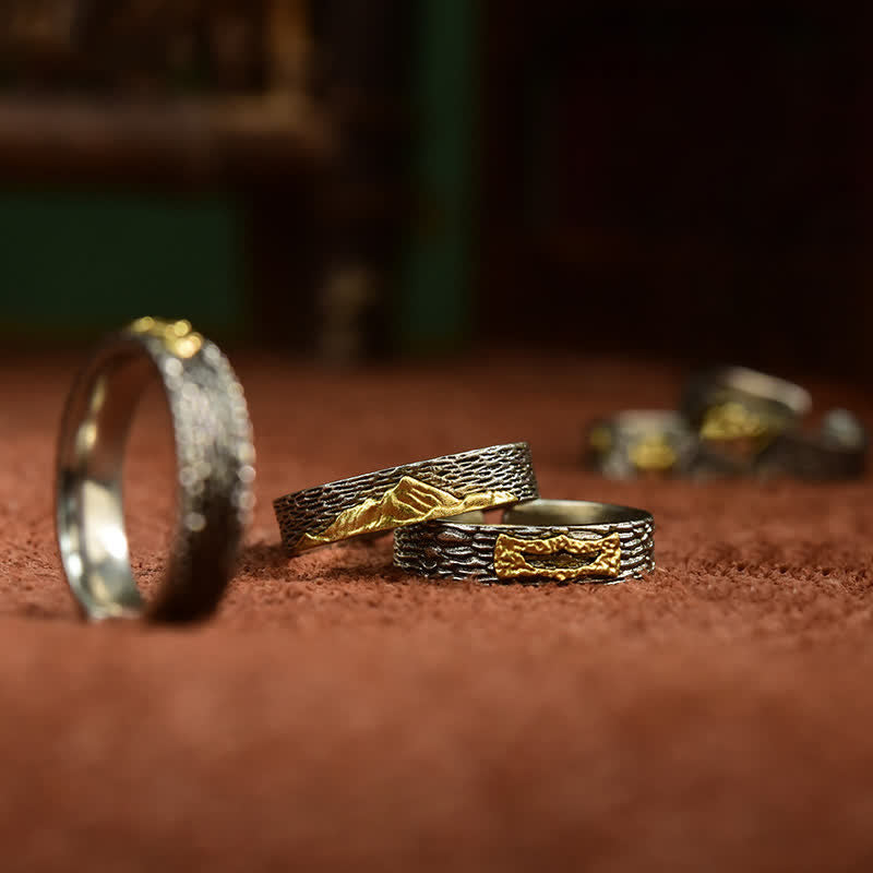 Buddha Stones エベレスト・ガルーダ銅製調節可能知恵の指輪 - image 13