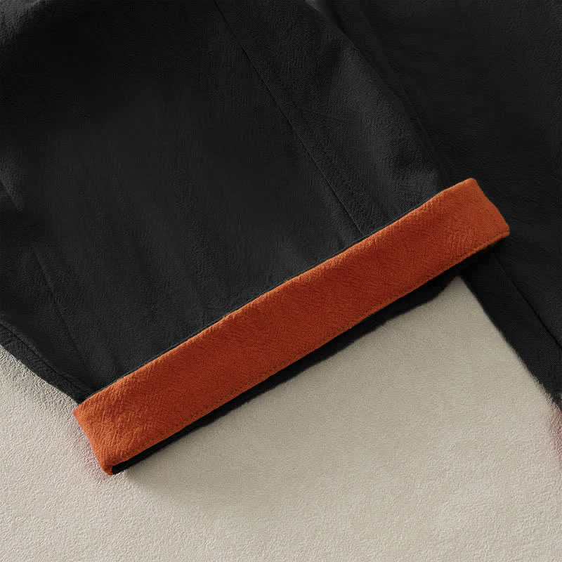 Buddha Stones 春のカジュアルスタイル　ドローストリング付き　無地コットン素材　レディース　ハーレムパンツ（ポケット付き） - image 10