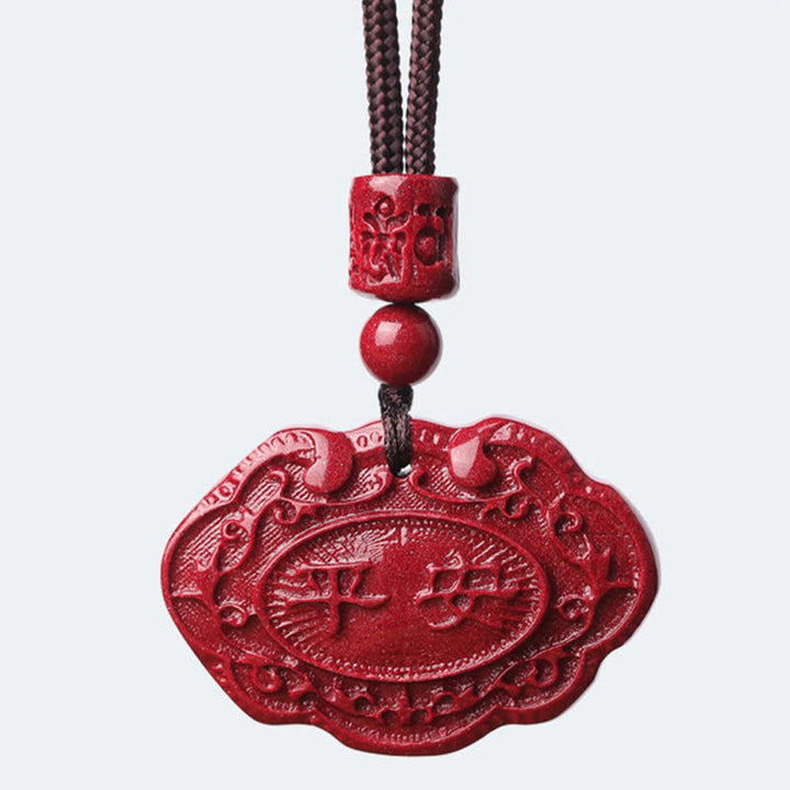 Buddha Stones 辰砂の傅の文字如意鎖縄幸運ネックレス - image 10