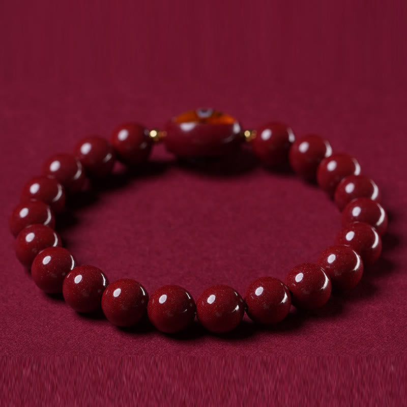 Buddha Stones 天然辰砂五方財神良縁祈願ブレスレット - image 12