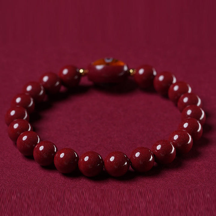 Buddha Stones 天然辰砂五方財神良縁祈願ブレスレット - image 12