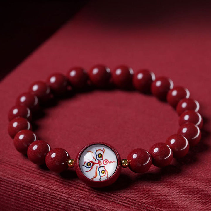 Buddha Stones 天然辰砂五方財神良縁祈願ブレスレット - image 8