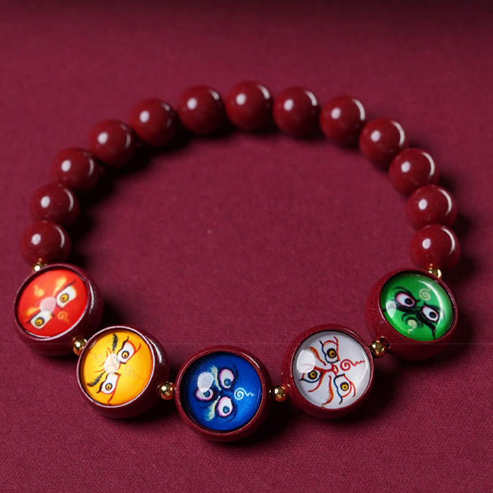 Buddha Stones 天然辰砂五方財神良縁祈願ブレスレット - image 17
