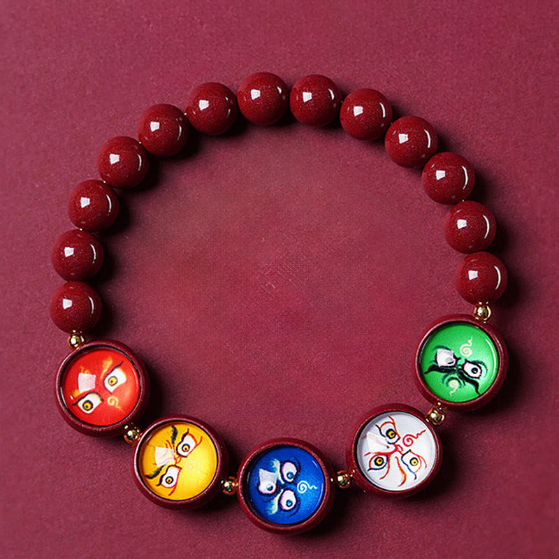 Buddha Stones 天然辰砂五方財神良縁祈願ブレスレット - image 16