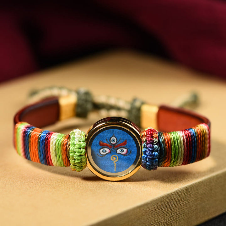 Buddha Stones チベット五方財神仏の目玉良縁祈願ブレスレット - ブルージャンバラアイ（手首周り15～24cm） - image 13