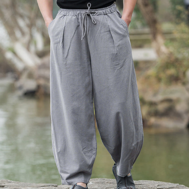 Buddha Stonesプレーン カジュアル ブルマー メンズ パンツ ポケット付き - image 11