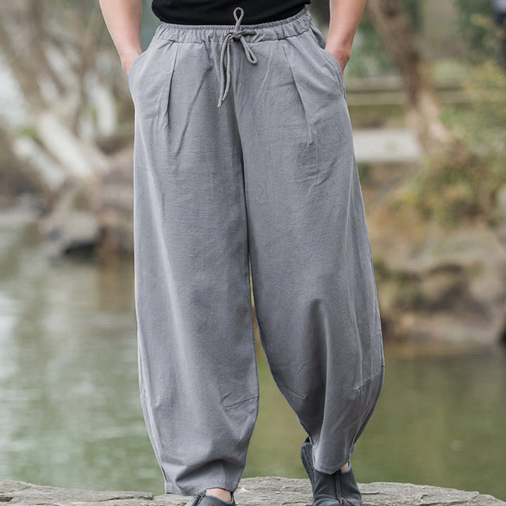 Buddha Stonesプレーン カジュアル ブルマー メンズ パンツ ポケット付き - image 11
