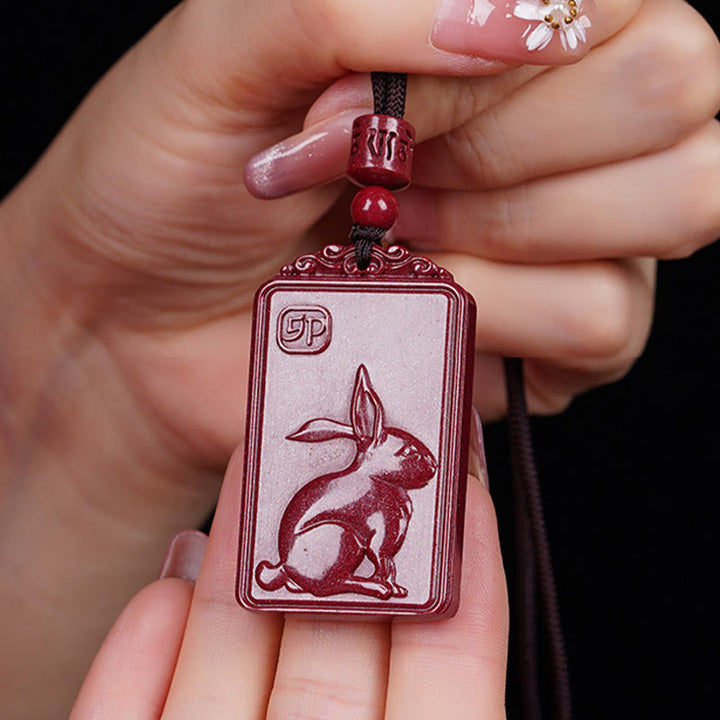 Buddha Stones 十二支誕生仏辰砂良縁祈願ネックレスペンダント - image 13
