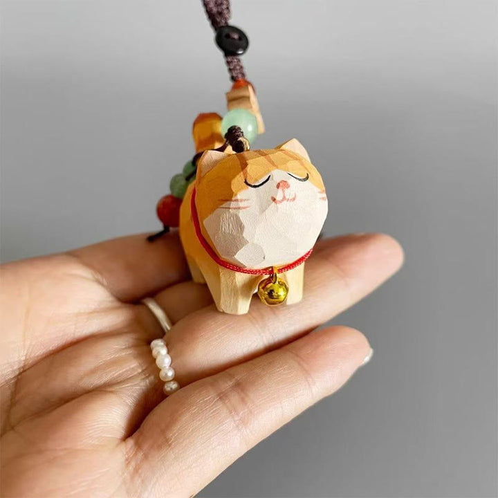 Buddha Stones オレンジのトラ猫、リンデンウッド、ピーチウッド、ピースセーフ、プラムブロッサム、オーム・マニ・パドメ・フム、ピュリティキーチェーン - image 7