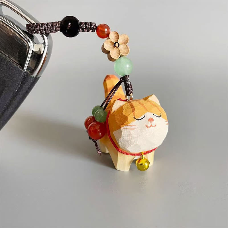 Buddha Stones オレンジのトラ猫、リンデンウッド、ピーチウッド、ピースセーフ、プラムブロッサム、オーム・マニ・パドメ・フム、ピュリティキーチェーン - image 6