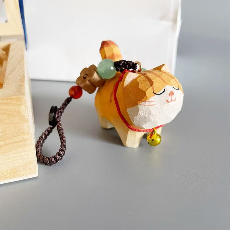 Buddha Stones オレンジのトラ猫、リンデンウッド、ピーチウッド、ピースセーフ、プラムブロッサム、オーム・マニ・パドメ・フム、ピュリティキーチェーン - image 3