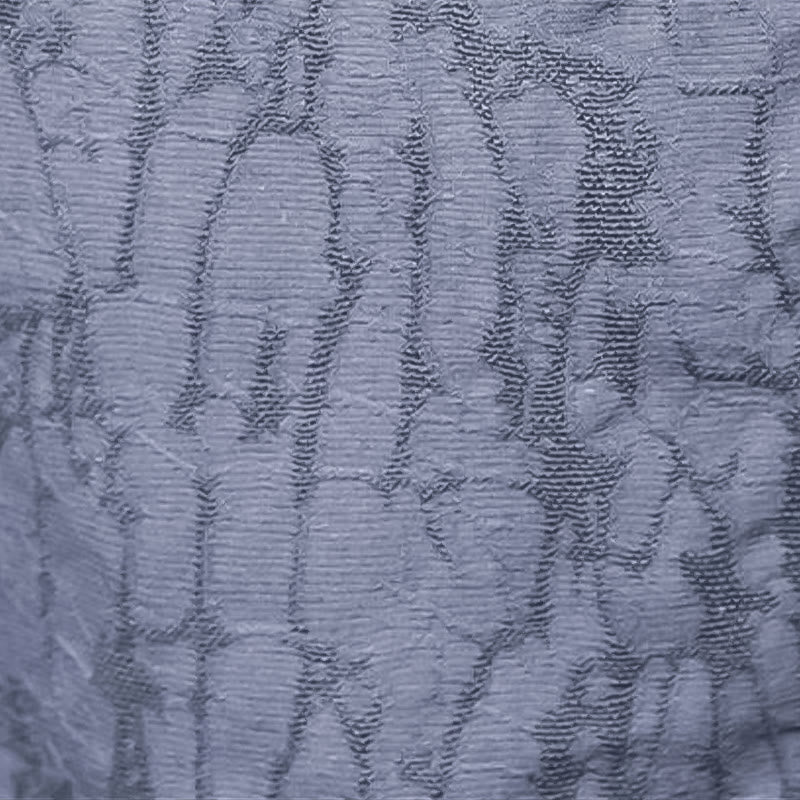 Buddha Stones 夏用Vネックボタン破れ柄メンズ半袖シャツ（ポケット付き） - image 12
