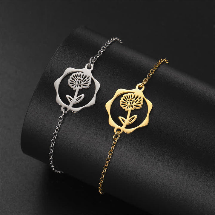 Buddha Stones チタン鋼製誕生花ブレスレット　新たな始まり - image 9