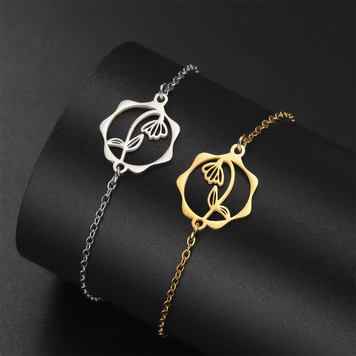 Buddha Stones チタン鋼製誕生花ブレスレット　新たな始まり - image 12
