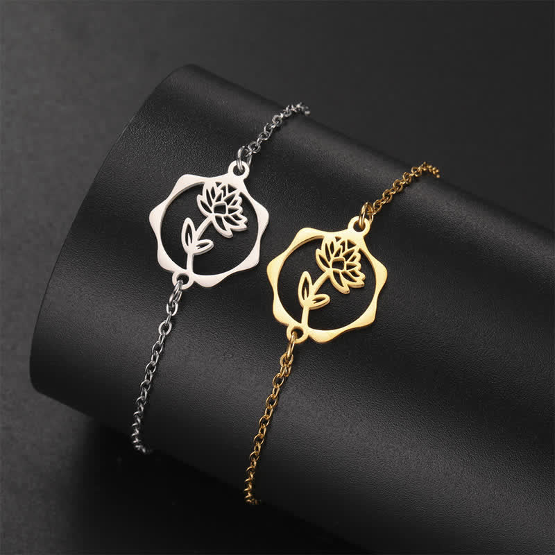 Buddha Stones チタン鋼製誕生花ブレスレット　新たな始まり - image 21