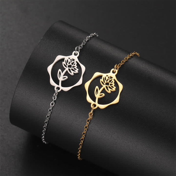 Buddha Stones チタン鋼製誕生花ブレスレット　新たな始まり - image 21