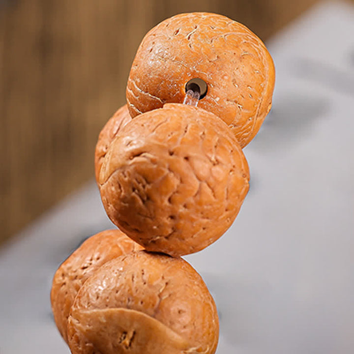 Buddha Stones 鳳凰の目 菩提智慧 手彫り エスニック リストマーラー数珠 - image 3