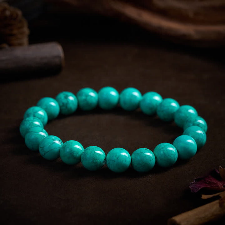 Buddha Stones チベット産ターコイズの守護ブレスレット - image 9