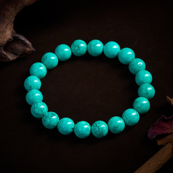 Buddha Stones チベット産ターコイズの守護ブレスレット - ターコイズ（手首周り：16～17cm） - image 8