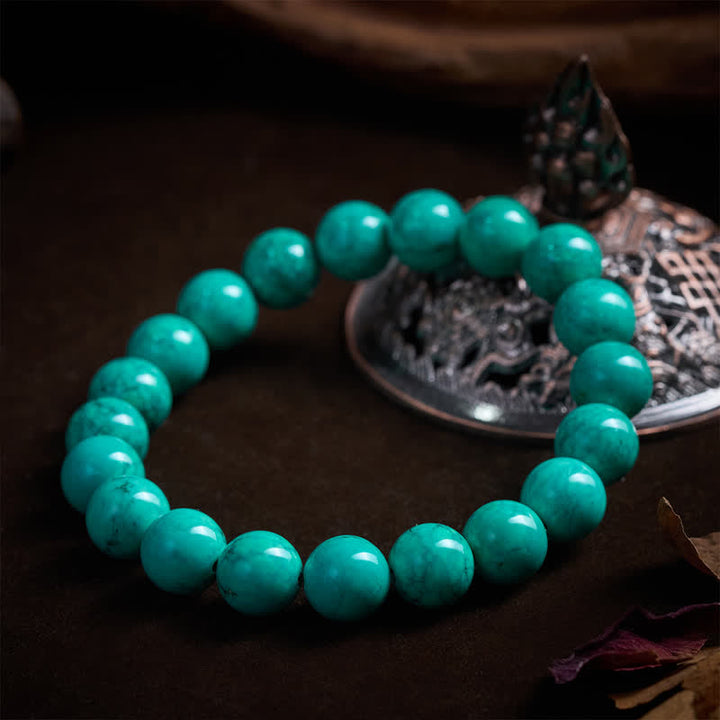 Buddha Stones チベット産ターコイズの守護ブレスレット - image 10