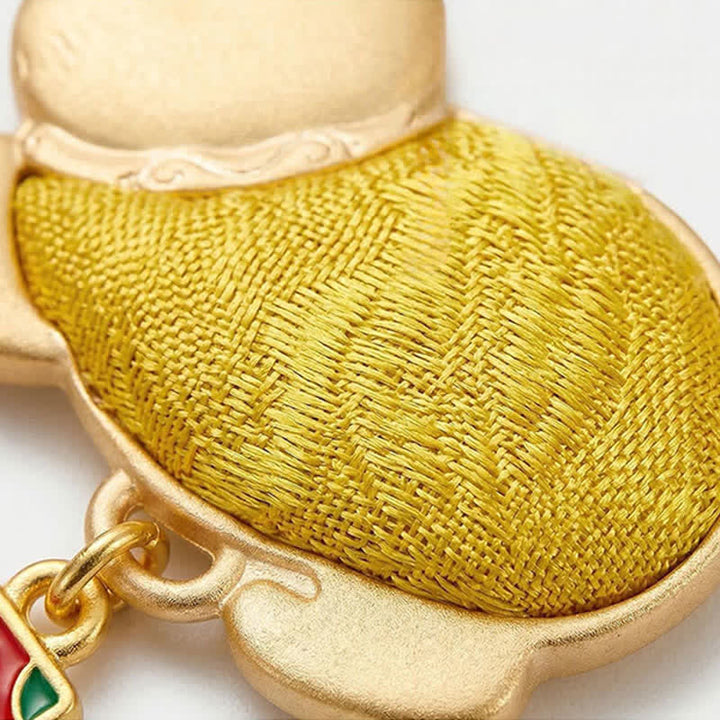 Buddha Stones ソンブロケード 招き猫 タッセル ギフトボックス キーホルダー - image 4