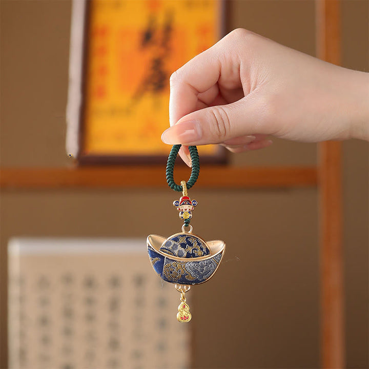 Buddha Stones 宋錦元宝幸運キーホルダー - image 3
