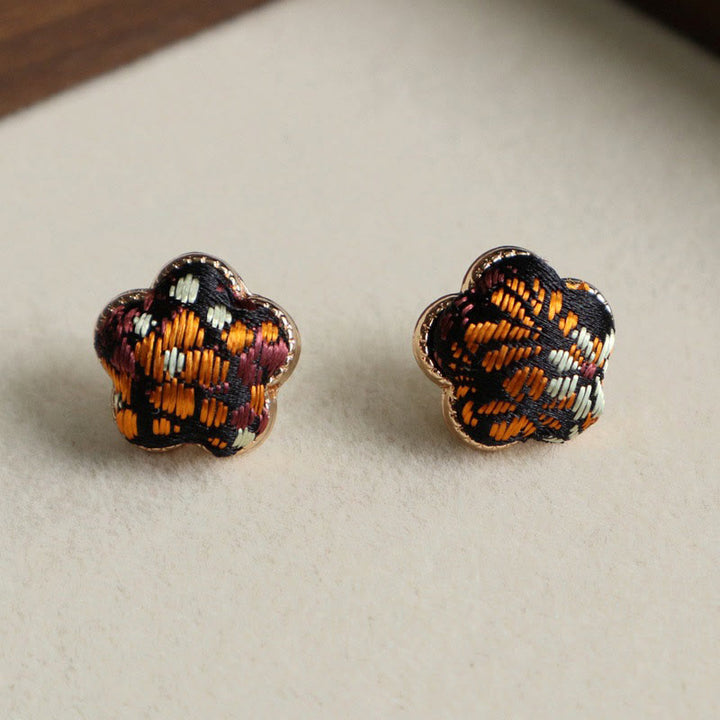 Buddha Stones 宋錦花バランスイヤリング - image 2