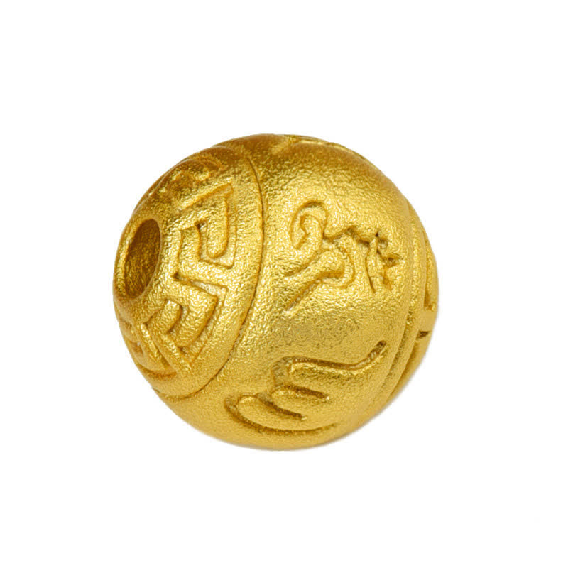 Buddha Stones 白い編み込みロープのオーム・マニ・パドメ・フムの知恵のブレスレット - image 12