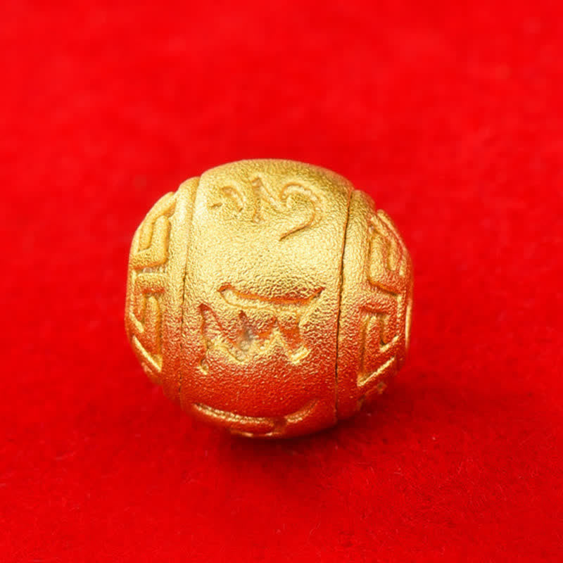 Buddha Stones 白い編み込みロープのオーム・マニ・パドメ・フムの知恵のブレスレット - image 7