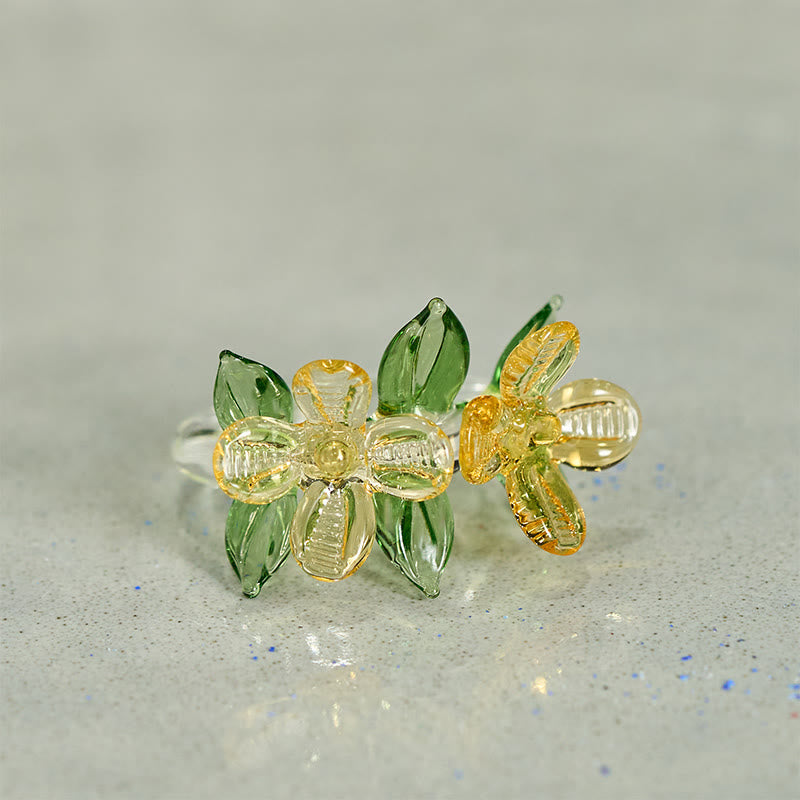 Buddha Stones 六里金木花の知恵の指輪 - image 6
