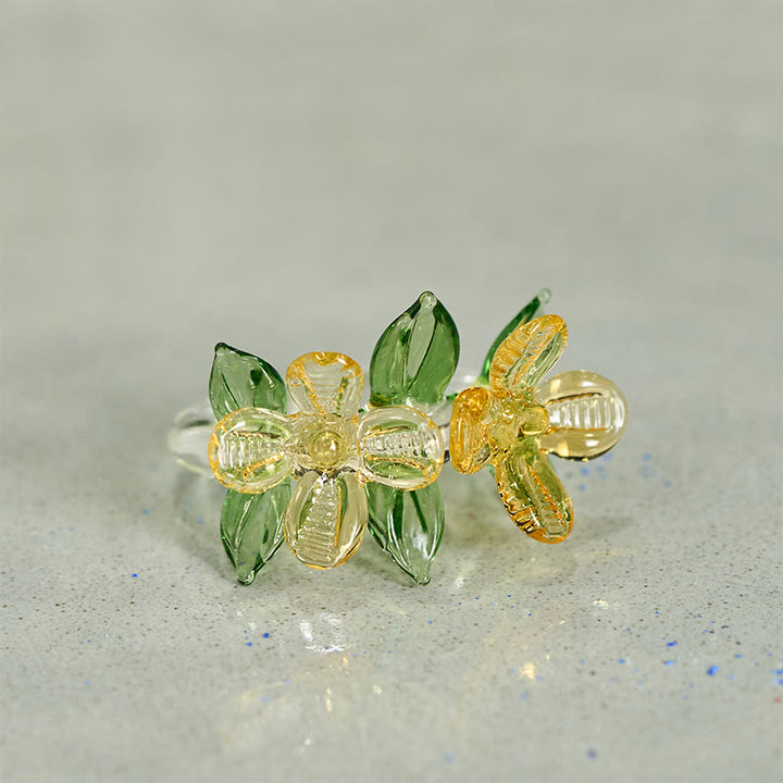 Buddha Stones 六里金木花の知恵の指輪 - image 6