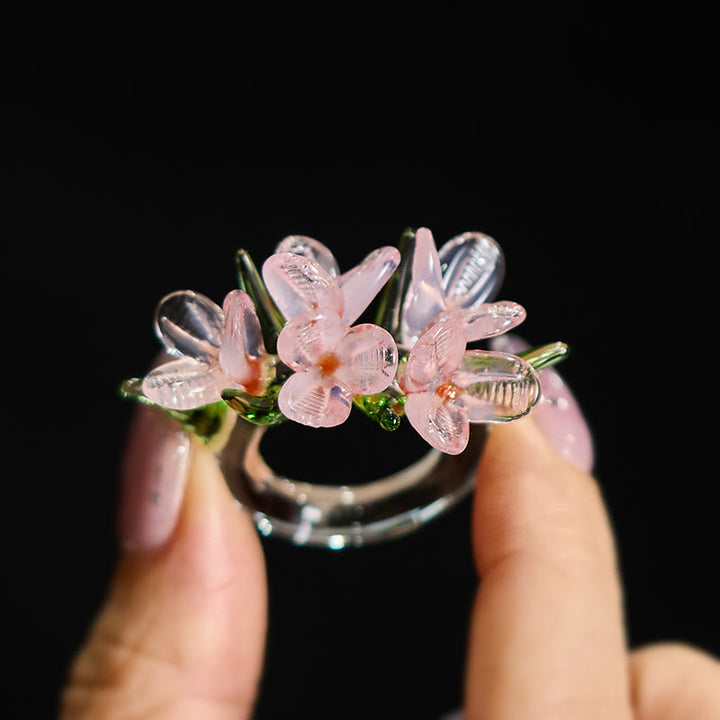 Buddha Stones 琉璃梨の花の知恵の指輪 - image 13