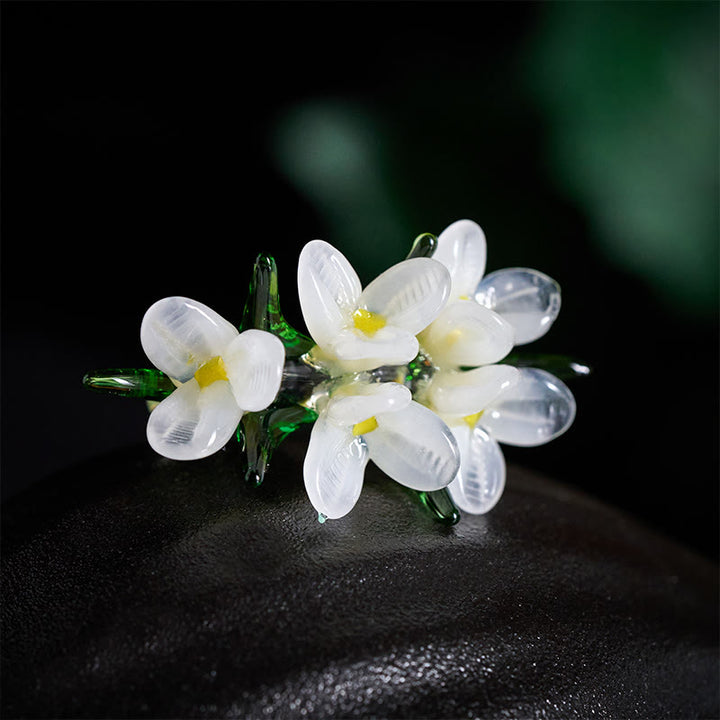 Buddha Stones 琉璃梨の花の知恵の指輪 - image 2