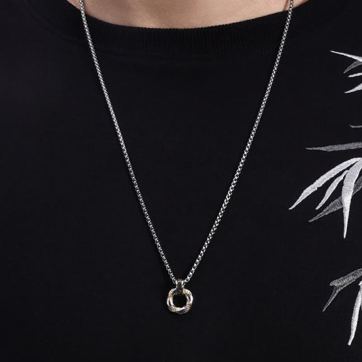 Buddha Stones 銅製中国コインメッキの富のネックレス - image 7