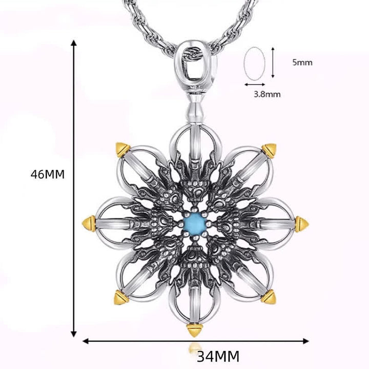 Buddha Stones 銅製ロータス ニュービギニングペンダントネックレス - image 10