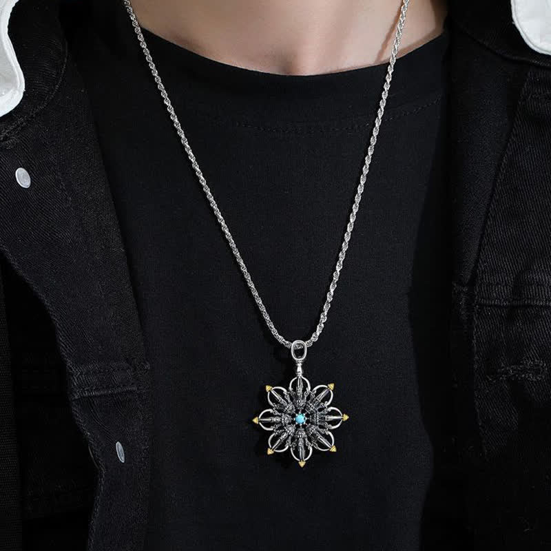 Buddha Stones 銅製ロータス ニュービギニングペンダントネックレス - image 7