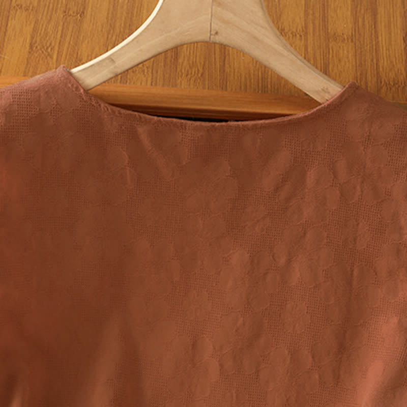 Buddha Stones 夏物カジュアルサイドスリットフラワーレディースノースリーブTシャツタンクトップ - image 5