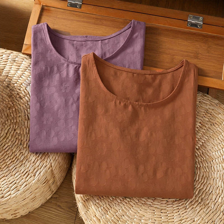 Buddha Stones 夏物カジュアルサイドスリットフラワーレディースノースリーブTシャツタンクトップ - image 15