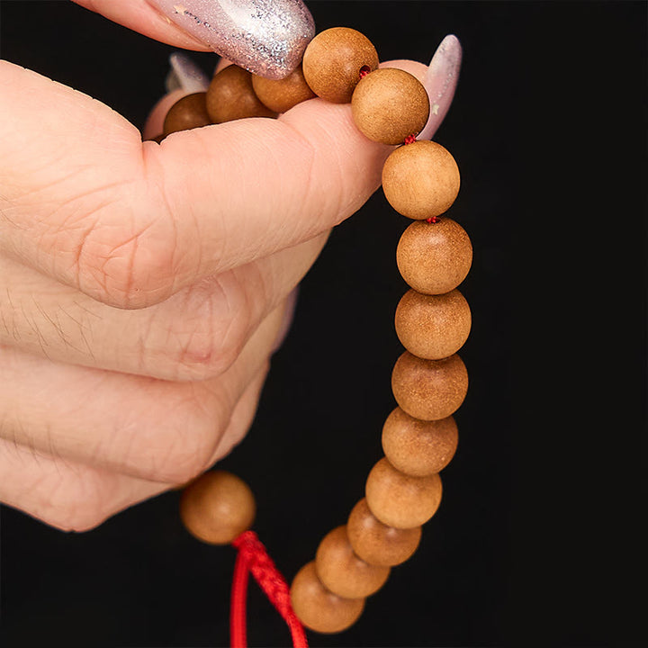 Buddha Stones サンダルウッドのグラウンディング　チベット産サンダルウッドマーラー数珠のリストマラ - image 7
