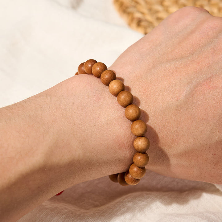 Buddha Stones サンダルウッドのグラウンディング　チベット産サンダルウッドマーラー数珠のリストマラ - image 9