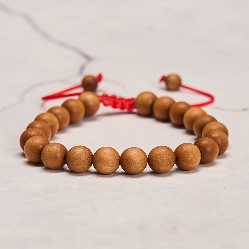 Buddha Stones サンダルウッドのグラウンディング　チベット産サンダルウッドマーラー数珠のリストマラ - image 4