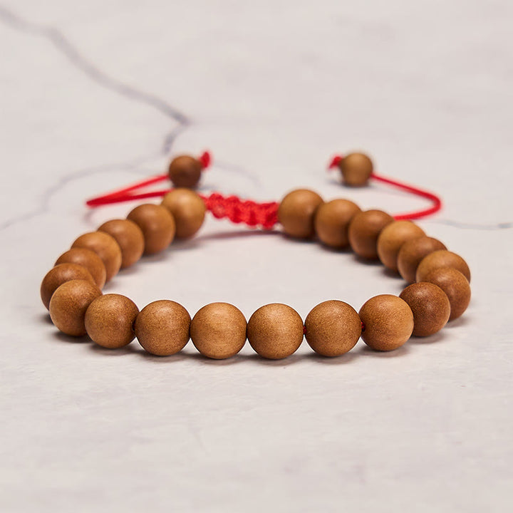 Buddha Stones サンダルウッドのグラウンディング　チベット産サンダルウッドマーラー数珠のリストマラ - image 4